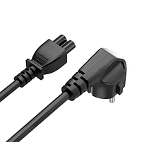 Кабель ColorWay живлення CEE7/7-C5, 1.8 м чорний, фото 5