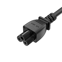 Кабель ColorWay живлення CEE7/7-C5, 1.8 м чорний, фото 4