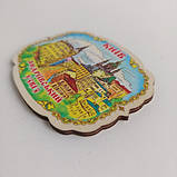 Магніт сувенірний Андріївський узвіз. Магніт. Дерев'яний. Київ (16675), фото 2