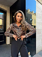 Жіноча леопардова сорочка, 42/44, 46/48, 50/52