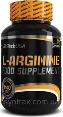 L-arginine BioTech USA 90 caps.