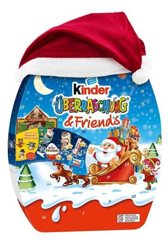 Адвент-календар Шоколадний Кіндер Advent Calendar Uberraschung Kinder 370 г Німеччина, фото 1