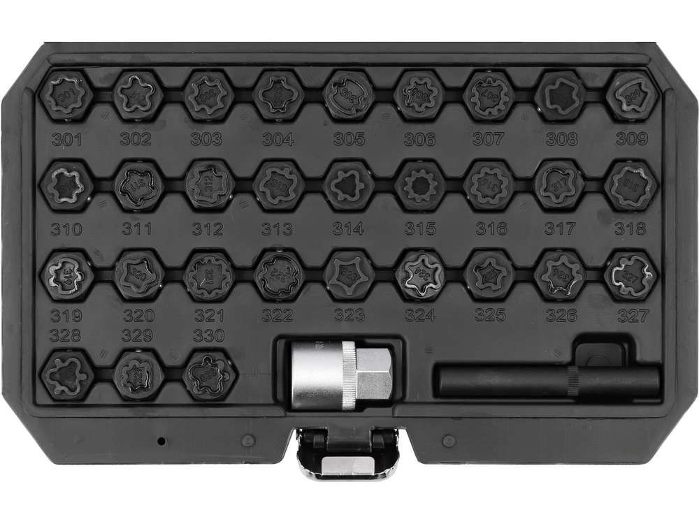 Набір головок для гвинтів Mercedes Security 32 шт. YATO YT-060390, фото 1