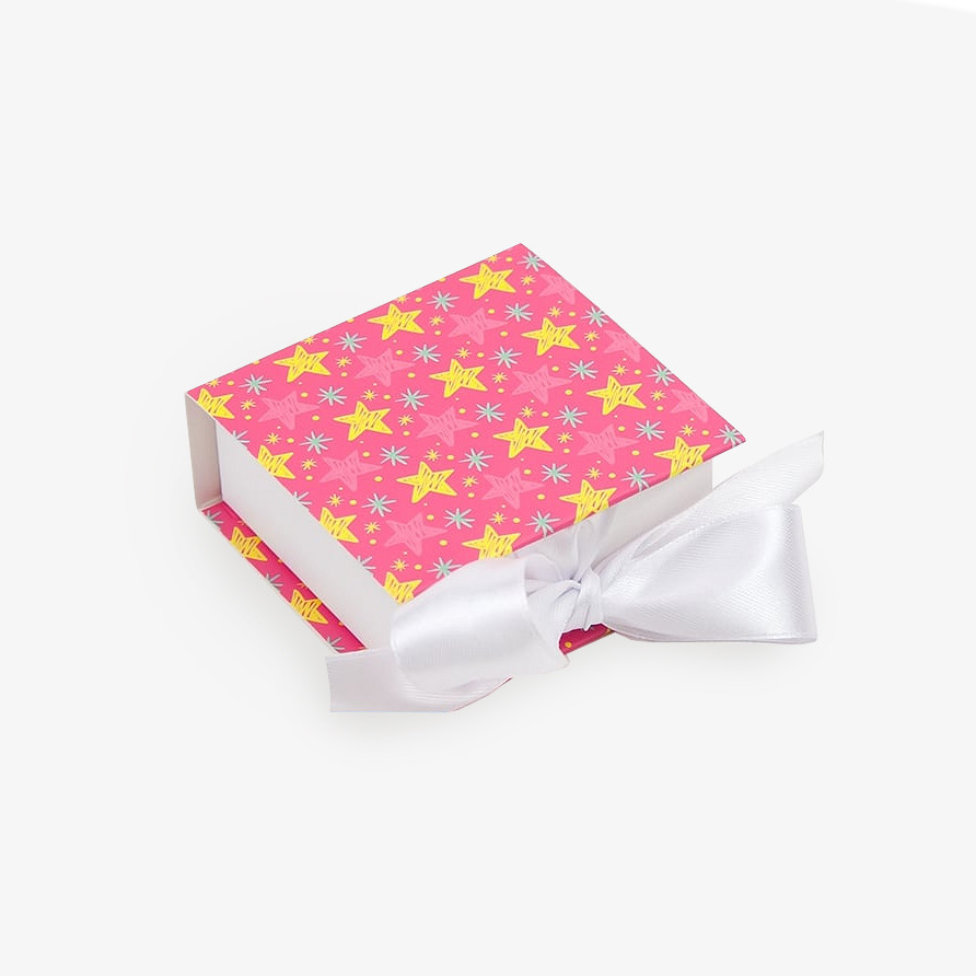 8х7,6х3 Коробочка для ювелірних виробів, біжутерії, прикрас і дрібниць картон, фото 1