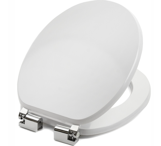 Сидіння з кришкою для унітазу біле, фото 1