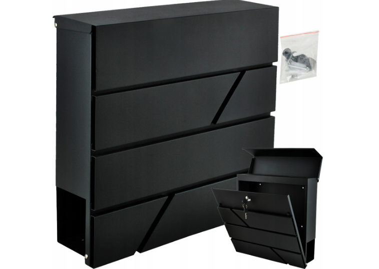 Поштова скринька антрацит Malatec, фото 1