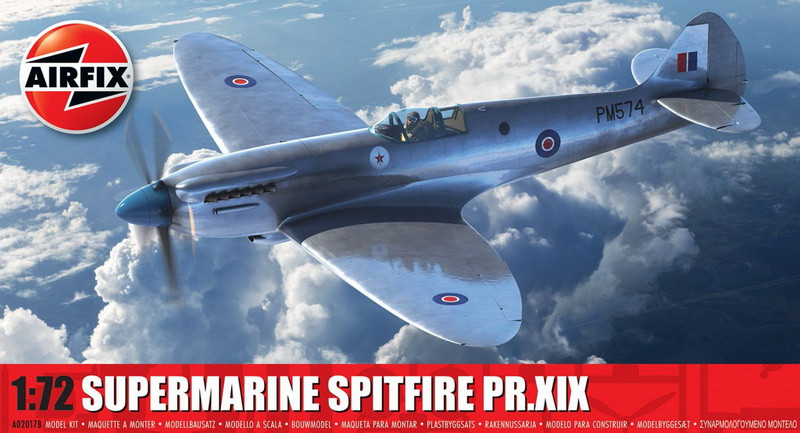 Пластикова модель 1/72 Airfix A02017 британський літак розвідник Supermarine Spitfire Pr Mk.XIX, фото 1