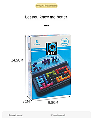 Настільна 3D-гра IQ Puzzle із 120 завданнями