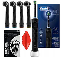 Електрична зубна щітка Oral-B PRO D103 Vitality чорна