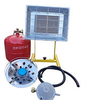 Комплект газовий кемпінговий балон 8 л пальник нагрівач ORGAZ SOBA SB-650, фото 3