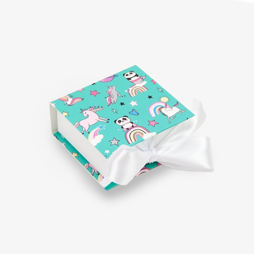 8х7,6х3 Коробочка для ювелірних виробів, біжутерії, прикрас і дрібниць картон, фото 1