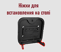 Годинник Deepfox DS-6650 LED цифровий електронний настінний Будильник Дата Температура 18,5х18,5см, фото 5