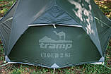 Намет Tramp Cloud 2 Si темно-зелений, фото 6