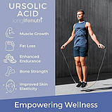 LongLifeNutri Урсолова кислота (Ursolic Acid), органічна, 300 мг, 180 капсул, фото 3