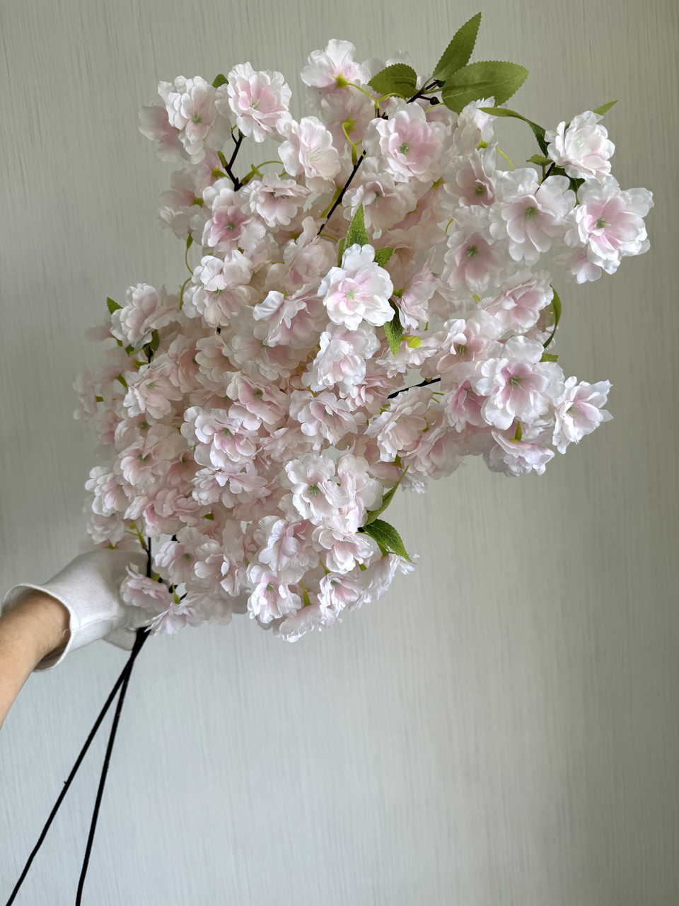 Штучна сакура . Гілка декоративної сакури ( ніжно - рожева , 1 метр ), фото 1