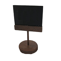 Цінник дерев'яний крейдовий А-7 на підставці високий