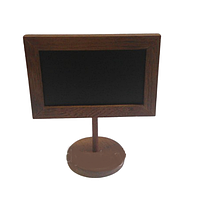 Табличка дерев'яна крейдова настільна А-6 двухс.