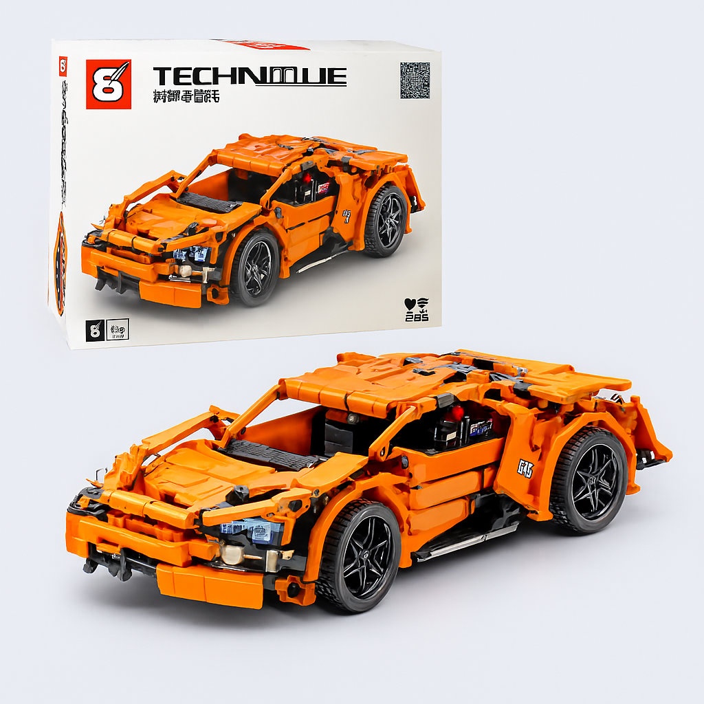 Конструктор спортивного автомобіля Porsche — 469 деталей, модель для складання, фото 1