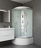 Гидромассажный бокс Ko&Po 470 90x90 см с электроникой душевой бокс матовые стекла душевая кабина с поддоном