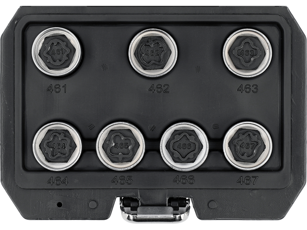 Набір головок для гвинтів безпеки OPEL 7 шт. YATO YT-060395, фото 1