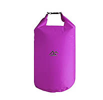 Гермомішок 20 л водонепроникний Feel Nature Outdoors вологозахисний фіолетовий Водонепроникна сумка