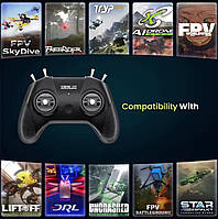 Пульт дистанційного керування S8 навчальних симуляторів дронів 8-канальний сумісний Virtual Flight, Liftoff