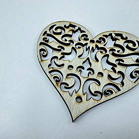 Дерев'яна іграшка "Серце", 9*8 см