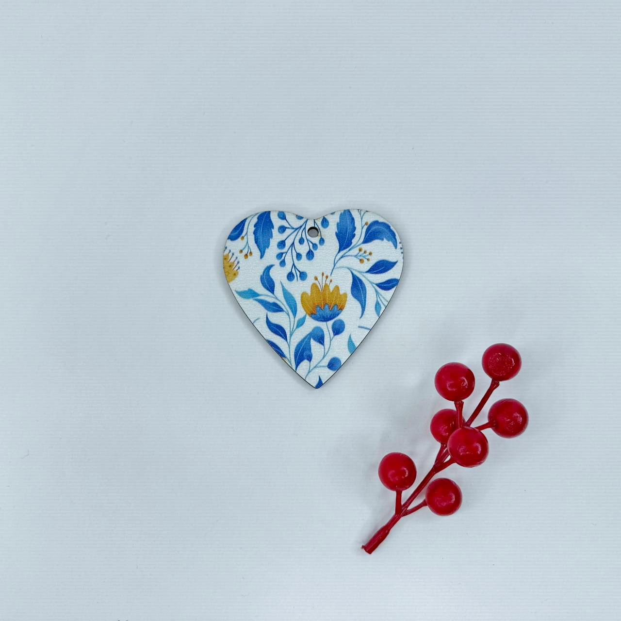 Дерев'яна іграшка "Серце", 75*75 мм, фото 1