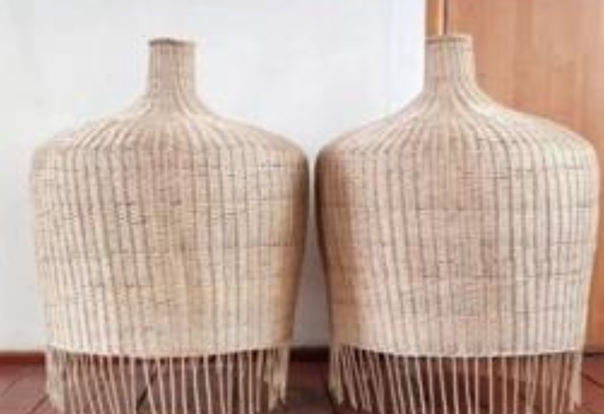 Абажур плетеный «Низький", фото 1