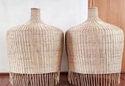 Абажур плетеный «Низький"