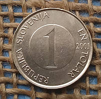 1 толар 2001 року. Словенiя