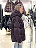 Пуховик жіночий Chanevia 25560 BURGUNDE, фото 5
