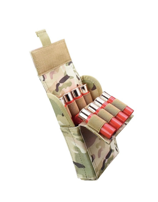 Патронташ, підсумок бандольєра на 25 патронів .12 калібру для дозарядки на варбелт, РПС. molle, multicam, фото 1