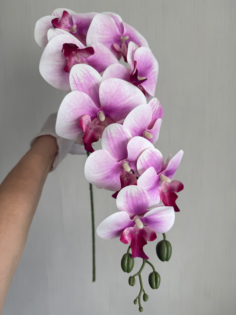 Штучна орхідея фаленопсис з латексу (95 см ), фото 1