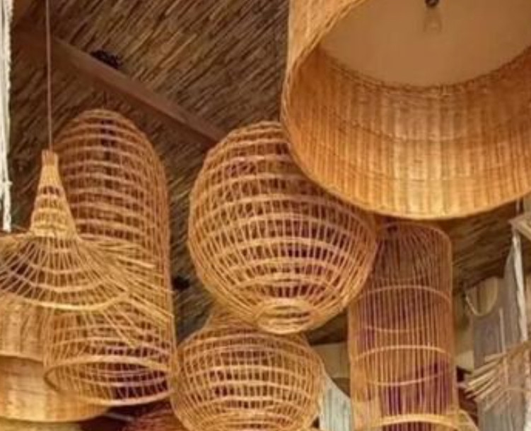 Абажур плетеный «Сітка", фото 1