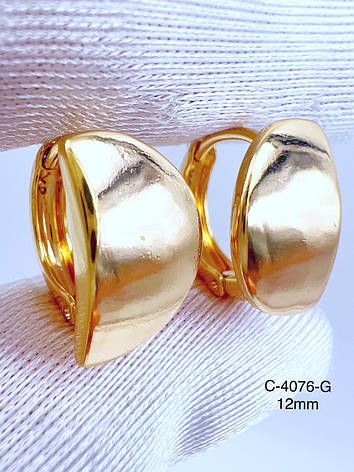 Сережки Xuping позолота, фото 1