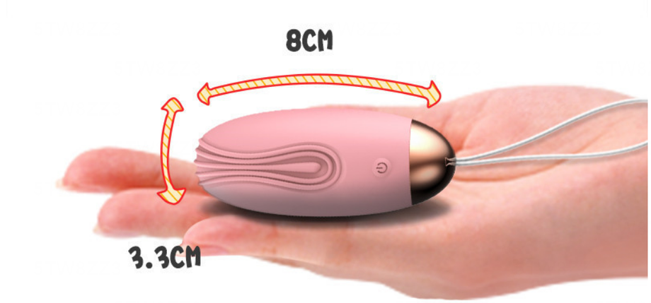 Віброяйце з пультом Love Pearl – 10 режимів, медичний силікон, USB зарядка рожевий, фото 3
