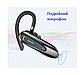 Бездротова блютуз гарнітура New Bee LC-B45 на 20 годин розмов чорна, фото 4