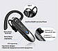 Бездротова блютуз гарнітура New Bee LC-B45 на 20 годин розмов чорна, фото 5