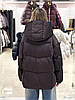 Пуховик жіночий Chanevia 25560 SEAL BROWN, фото 4