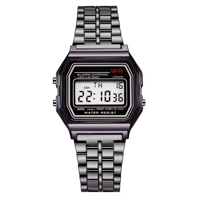 Чоловічий електронний годинник у ретро стилі Casio/Montana чорний