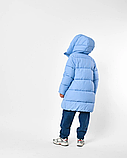 Стильний теплий пуховик на дівчинку- 8369, фото 9