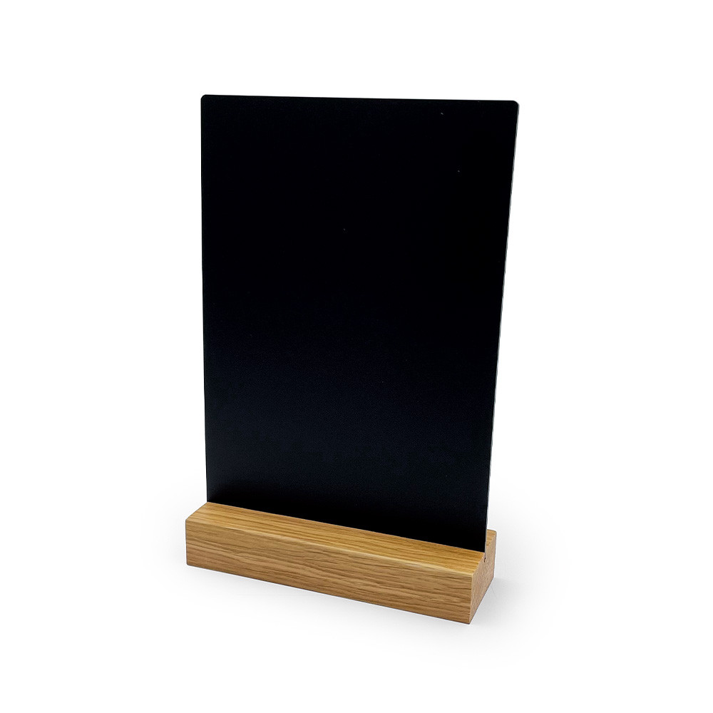 Менюхолдер дерево крейда А4  2-х стор. на підставці