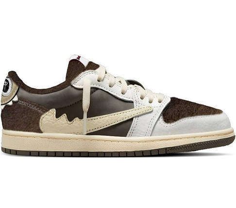 Кросівки Nike Jordan 1 Retro Low COLDSINS Cactus Jack x Labubu Chaos Loading, фото 1