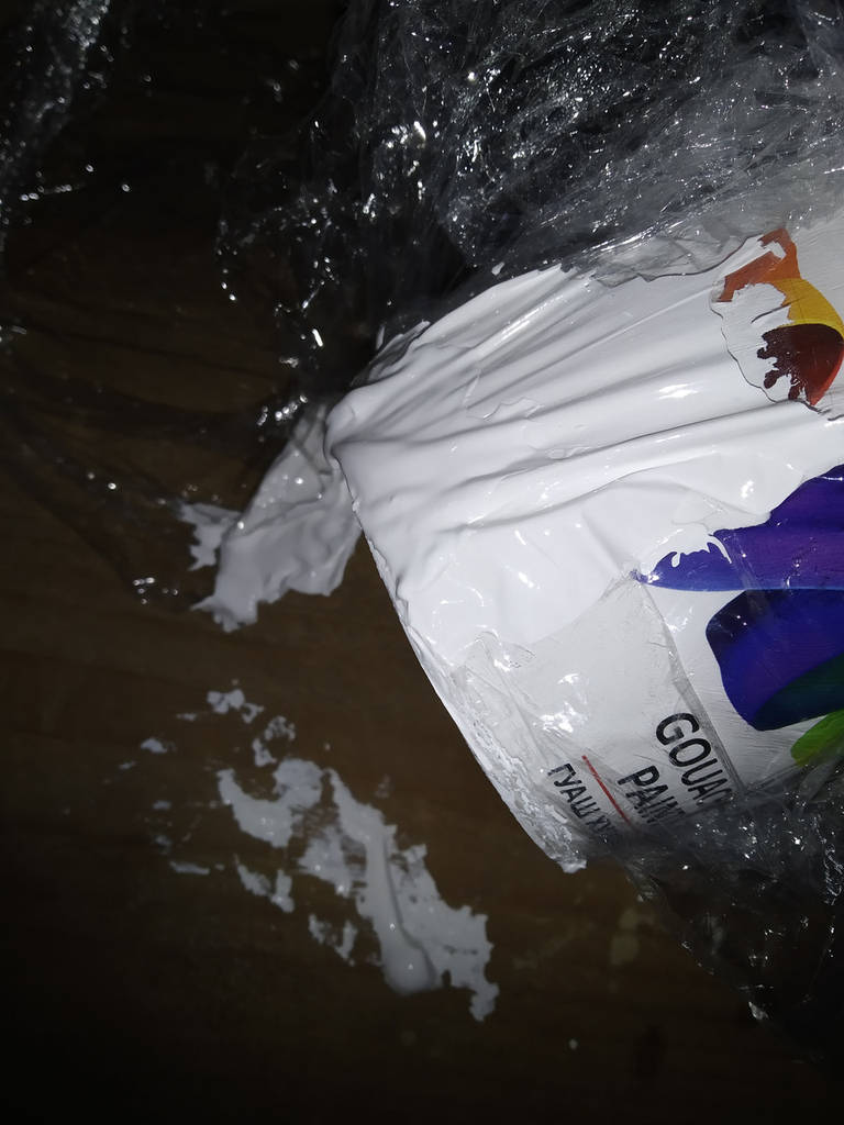 Краска гуашевая Белила титановые, 500 мл, ROSA Studio - фото покупців 2