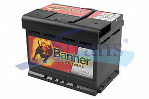 Акумулятор Banner 12V 62Ah 550A Power Bull R+ 241*175*190Mm P6219