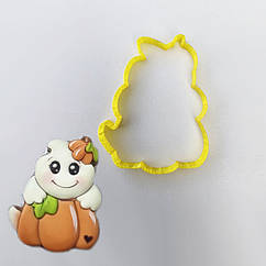 Вирубка пластикова Привид з гарбузом для пряника