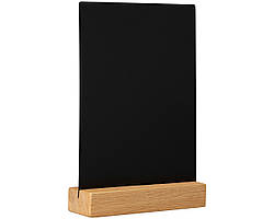 Менюхолдер дерево крейда А5  2-х стор. на підставці