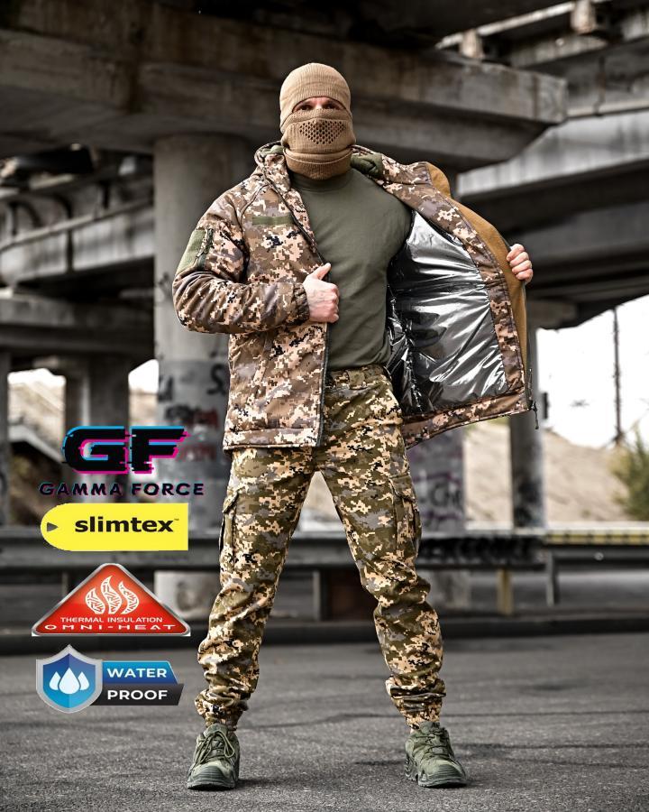 Костюм Піксель Зимовий Softshell польовий omni-heat GAMMA GEN2 софтшел ТР6414 ТМ, фото 1