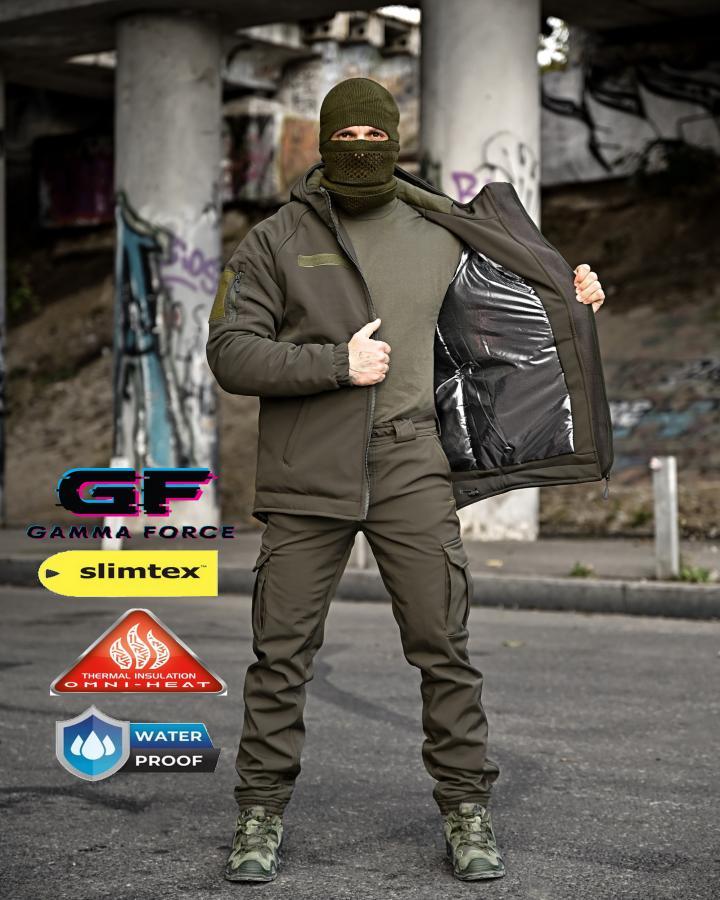 Костюм Олива Зимовий omni-heat польовий Softshell GAMMA GEN2 софтшел ТР6415 ТМ, фото 1